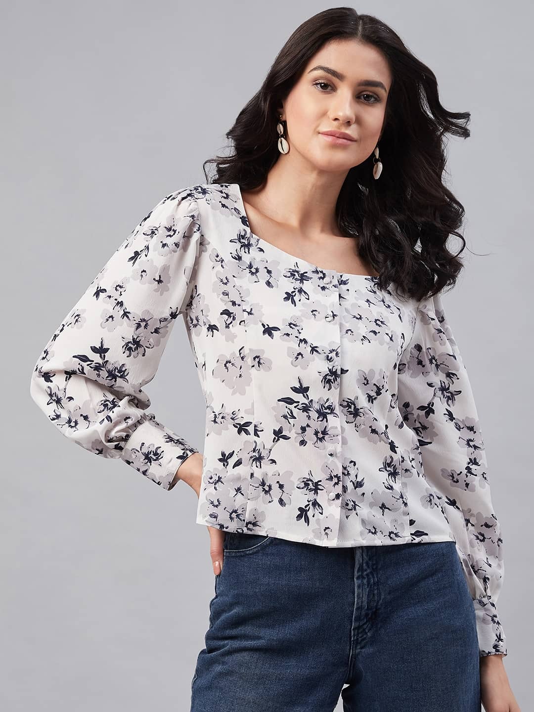 Rare Women Polyester Regular Fit Round Neck T-Shirt ( Off White )