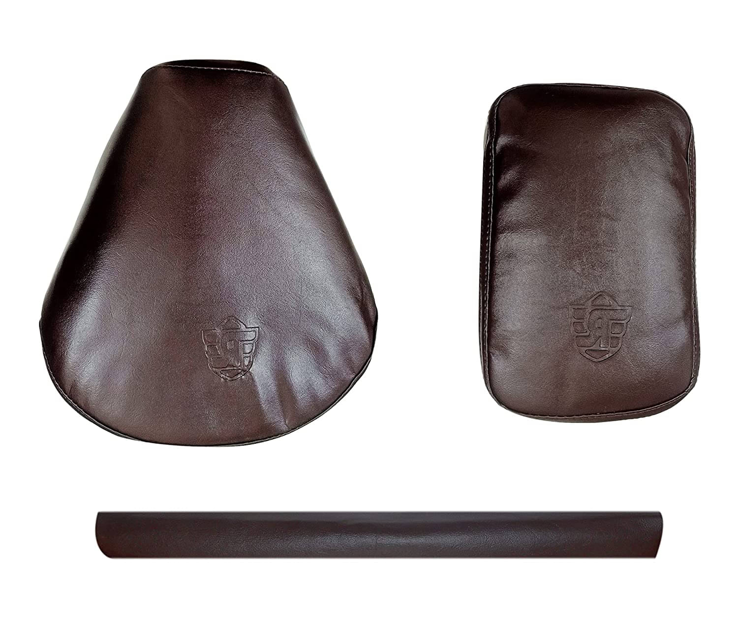 Seat Cover Brown With Back Rest Foam Combo For Royal Enfield Classic Chrome , Classic 350/500cc     			Seat Cover Brown With Back Rest Foam Combo For Royal Enfield Classic Chrome , Classic 350/500cc