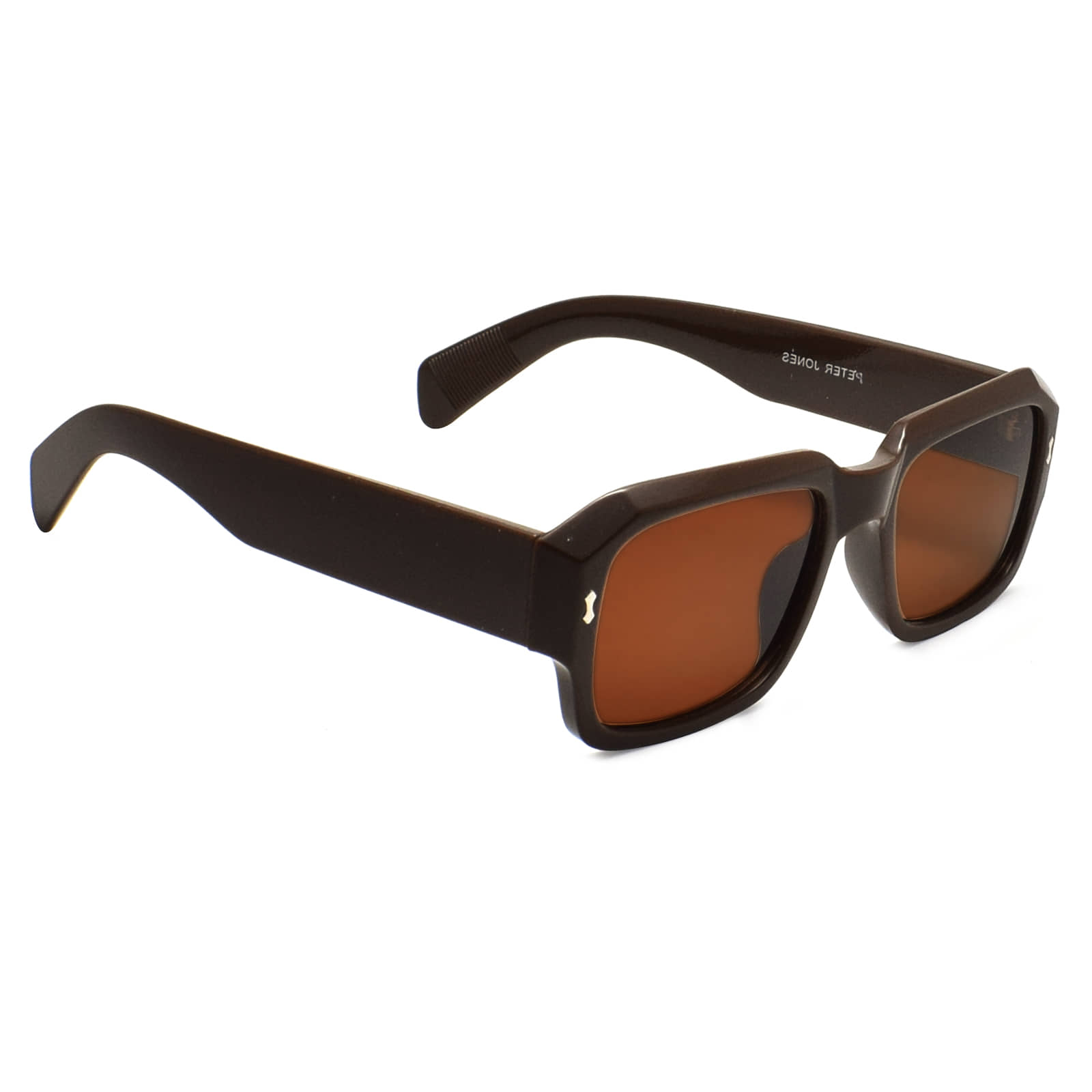 Peter Jones - Black Rectangular Sunglasses ( Pack of 1 )