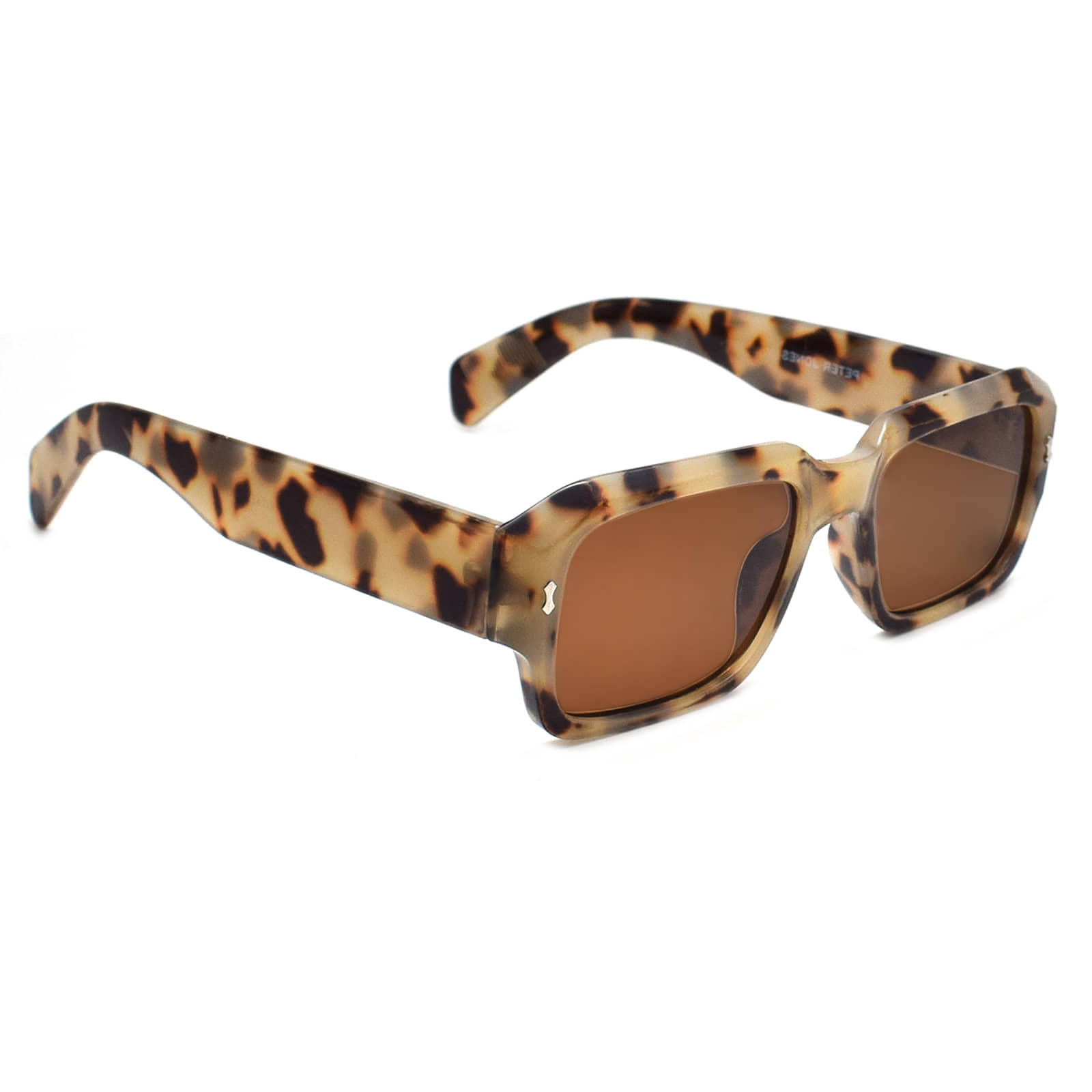 Peter Jones - Black Rectangular Sunglasses ( Pack of 1 )