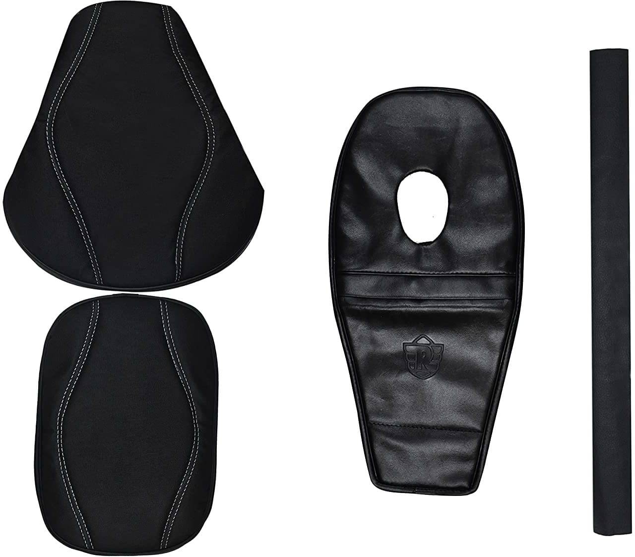 KOHLI BULLET ACCESSORIES Bullet Seat Cover with Tank Cover +Back Rest Foam Combo Set for Classic 350/500cc KOHLI BULLET ACCESSORIES Bullet Seat Cover with Tank Cover +Back Rest Foam Combo Set for Classic 350/500cc