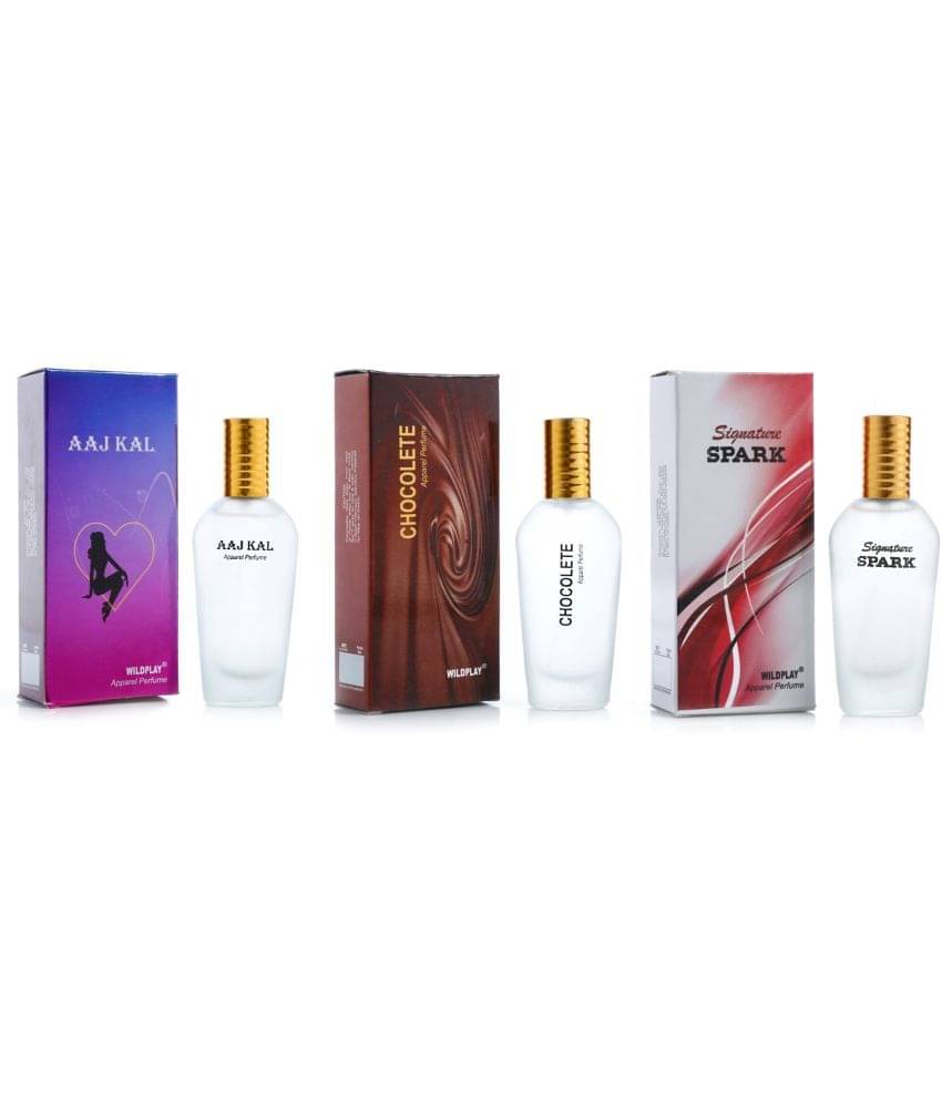     			Wildplay Aajkal 25ml,Chocolate 25ml And Signature Spark 25ml (1+1+1)