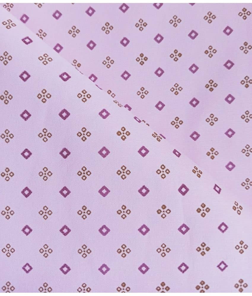 Makhanchor Pink 100 Percent Cotton Unstitched Shirt pc Single - Unstitched Fabrics | Buy online on ZillyBuy