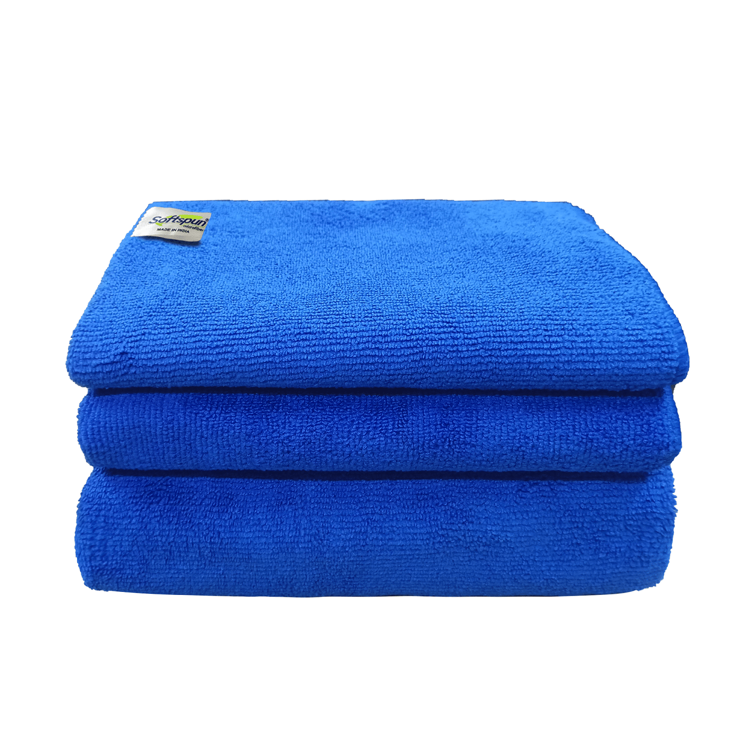 SOFTSPUN Single Microfibre Bath + Hand + Face Towel Set Green - Towels | Buy online on ZillyBuy