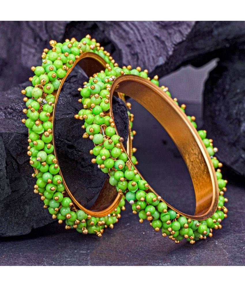 Sukkhi Amazing Gold Plated Bangle Set For Women (Set of 2) Sukkhi Amazing Gold Plated Bangle Set For Women (Set of 2)