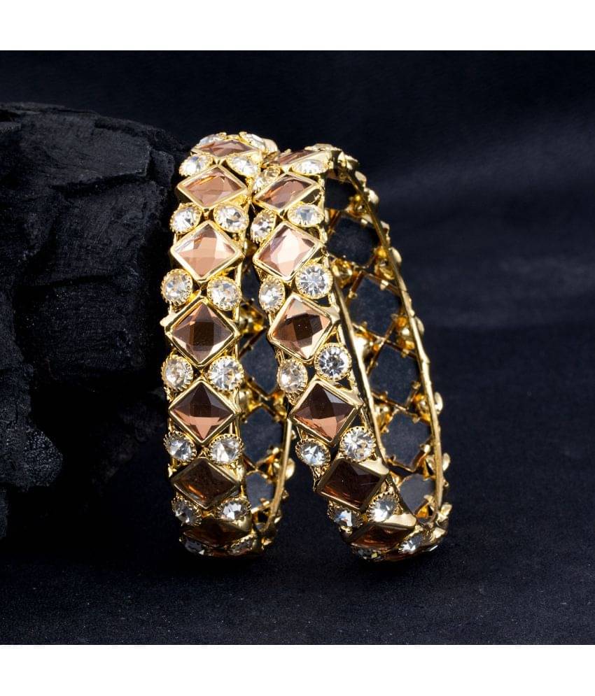     			Sukkhi Exquitely Gold Plated Bangle Set For Women (Set of 2)