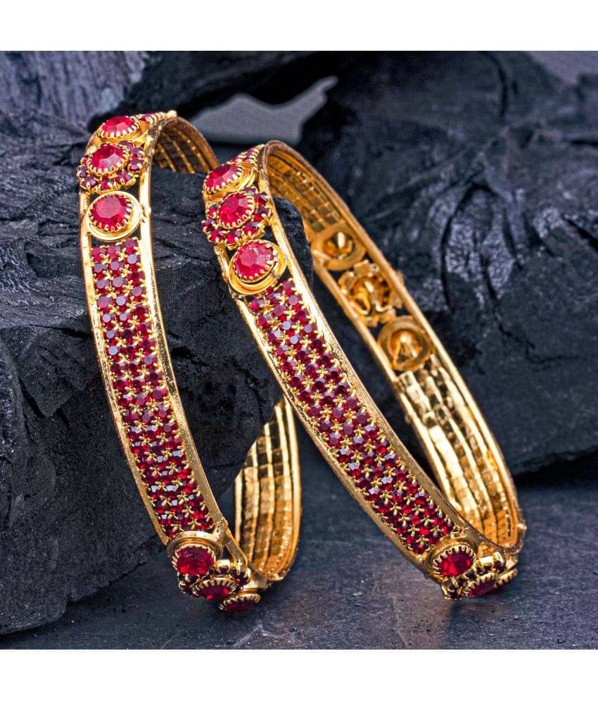 Sukkhi Stunning Gold Plated Bangle Set For Women (Set of 2) Sukkhi Stunning Gold Plated Bangle Set For Women (Set of 2)