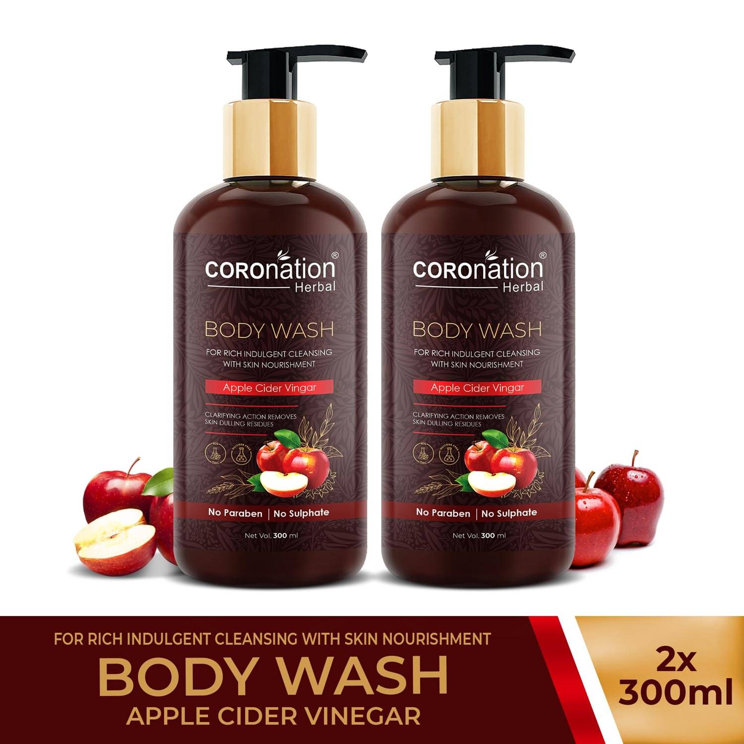     			coronation herbal  Apple Cider Vinegar  Body Wash 600 mL