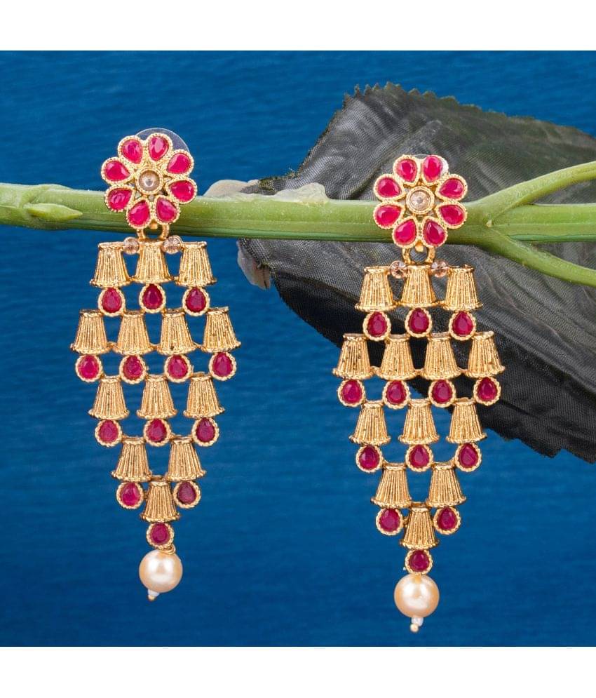     			Sukkhi Brilliant Gold Plated Drop Earring For Women
