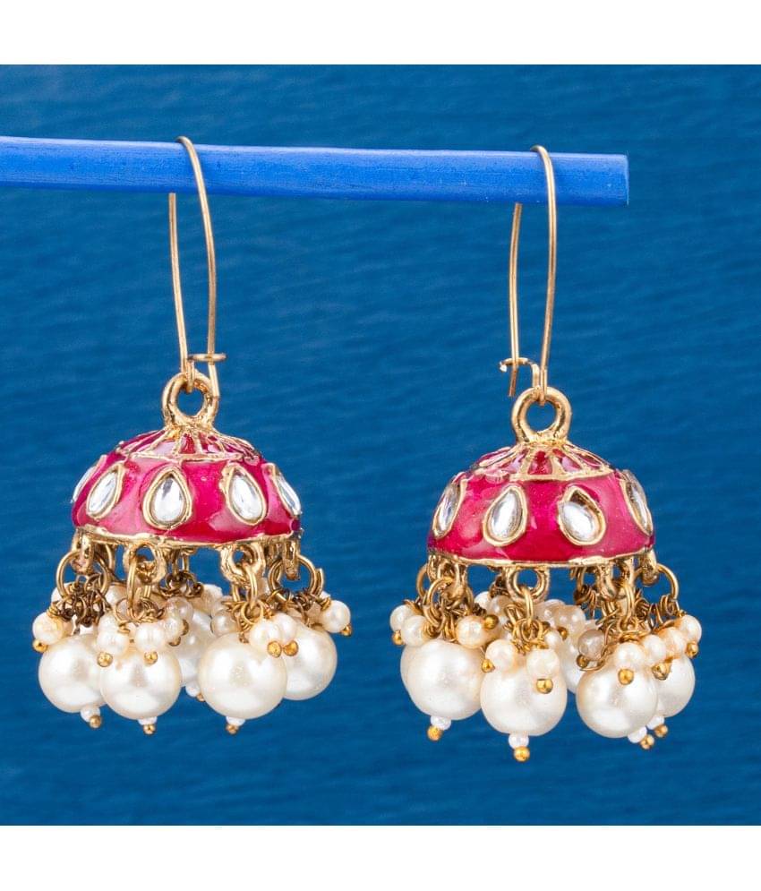     			Sukkhi Delightful Gold Plated Drop Earring For Women