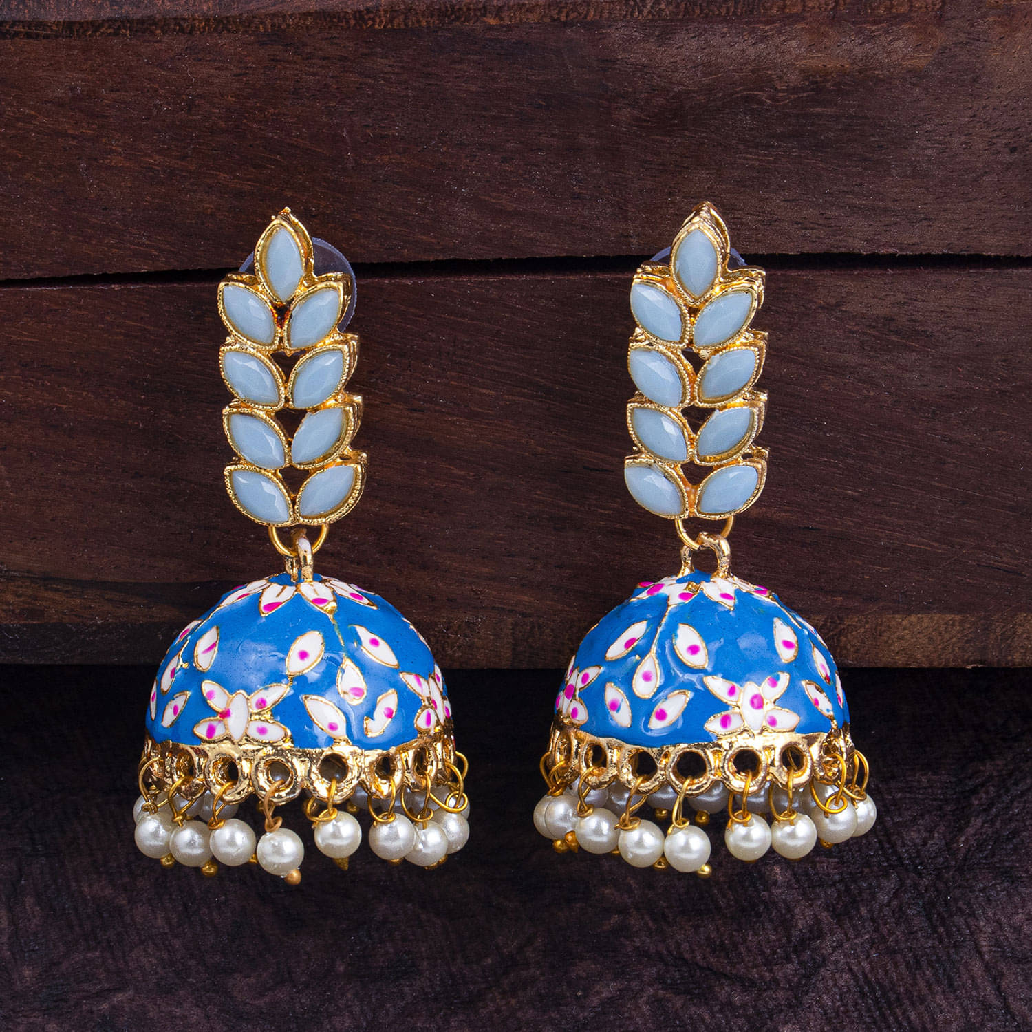     			Sukkhi Fascinating Gold Plated Jumaki Earring For Women