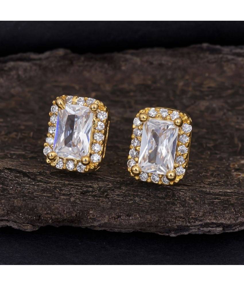     			Sukkhi Fine Gold Plated Stud Earring For Women