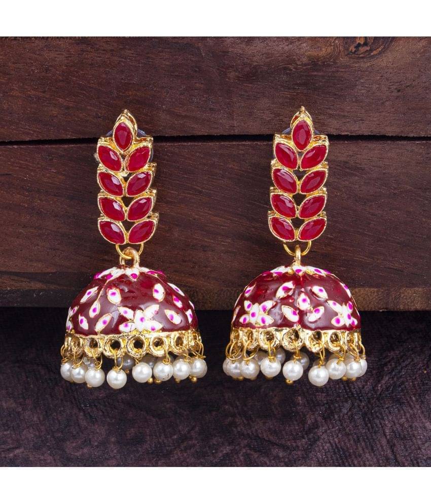     			Sukkhi Sublime Gold Plated Jumaki Earring For Women