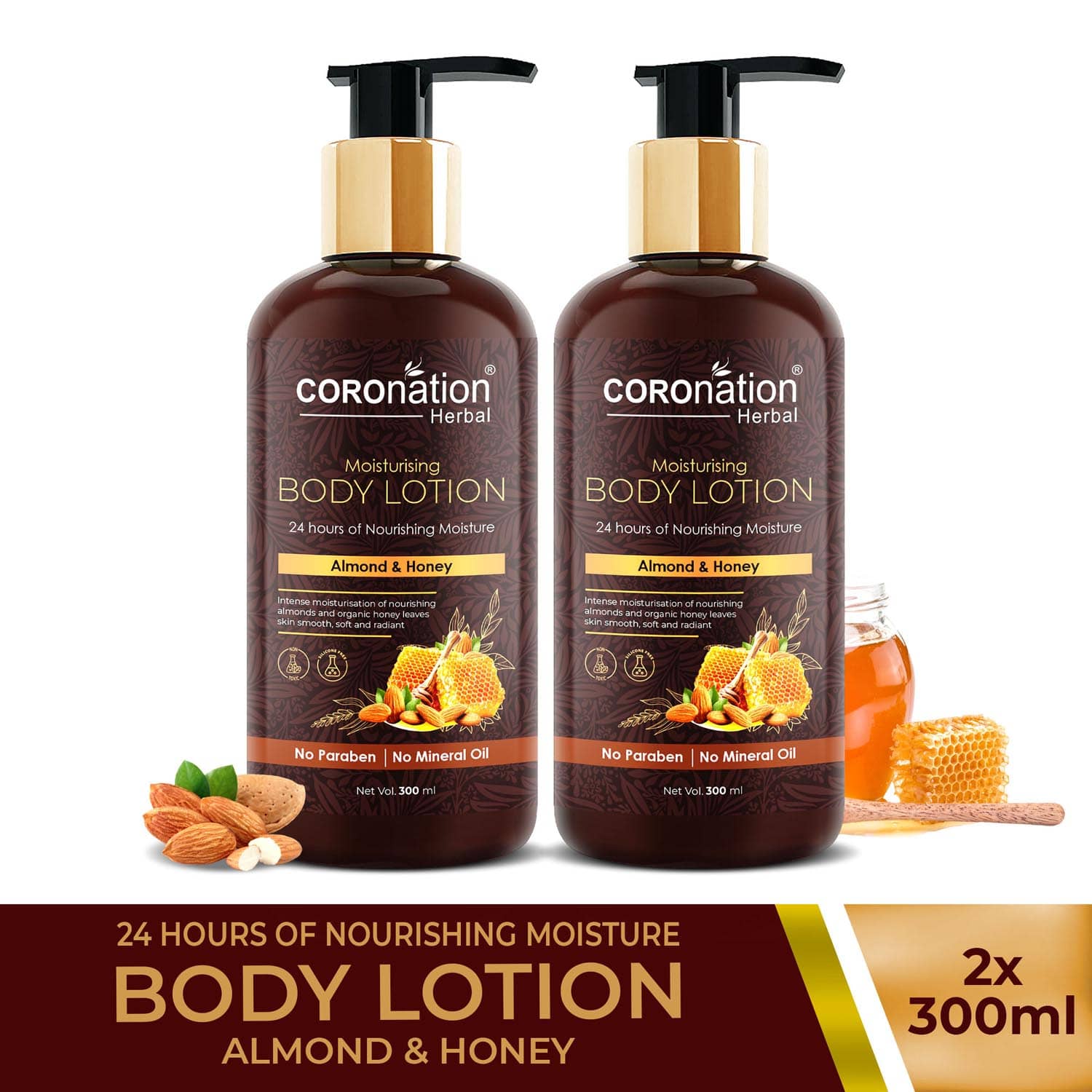 coronation herbal  Almond and Honey Body  Body Lotion ( 600 mL )