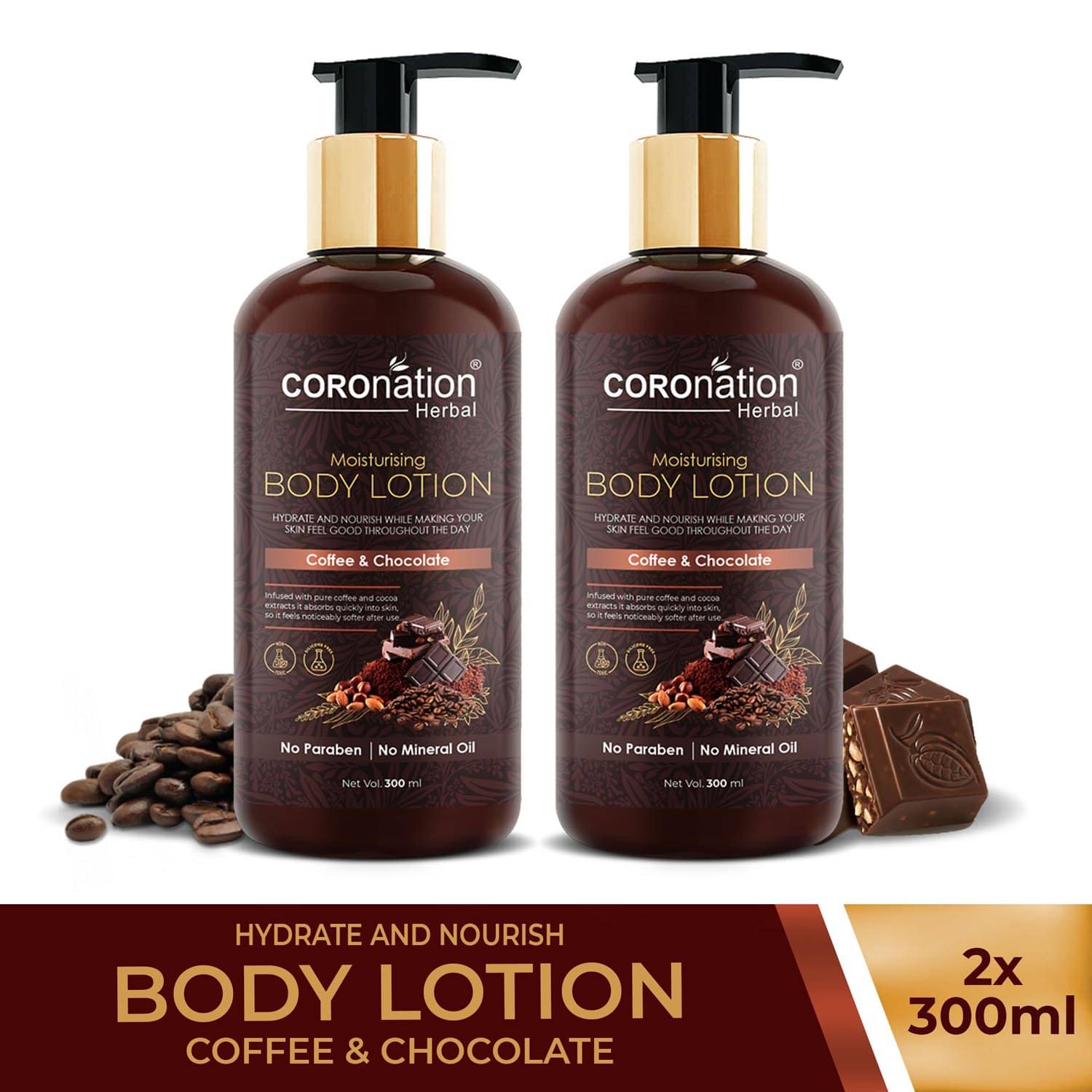     			coronation herbal  Coffee & Chocolate Body  Body Lotion ( 600 mL )