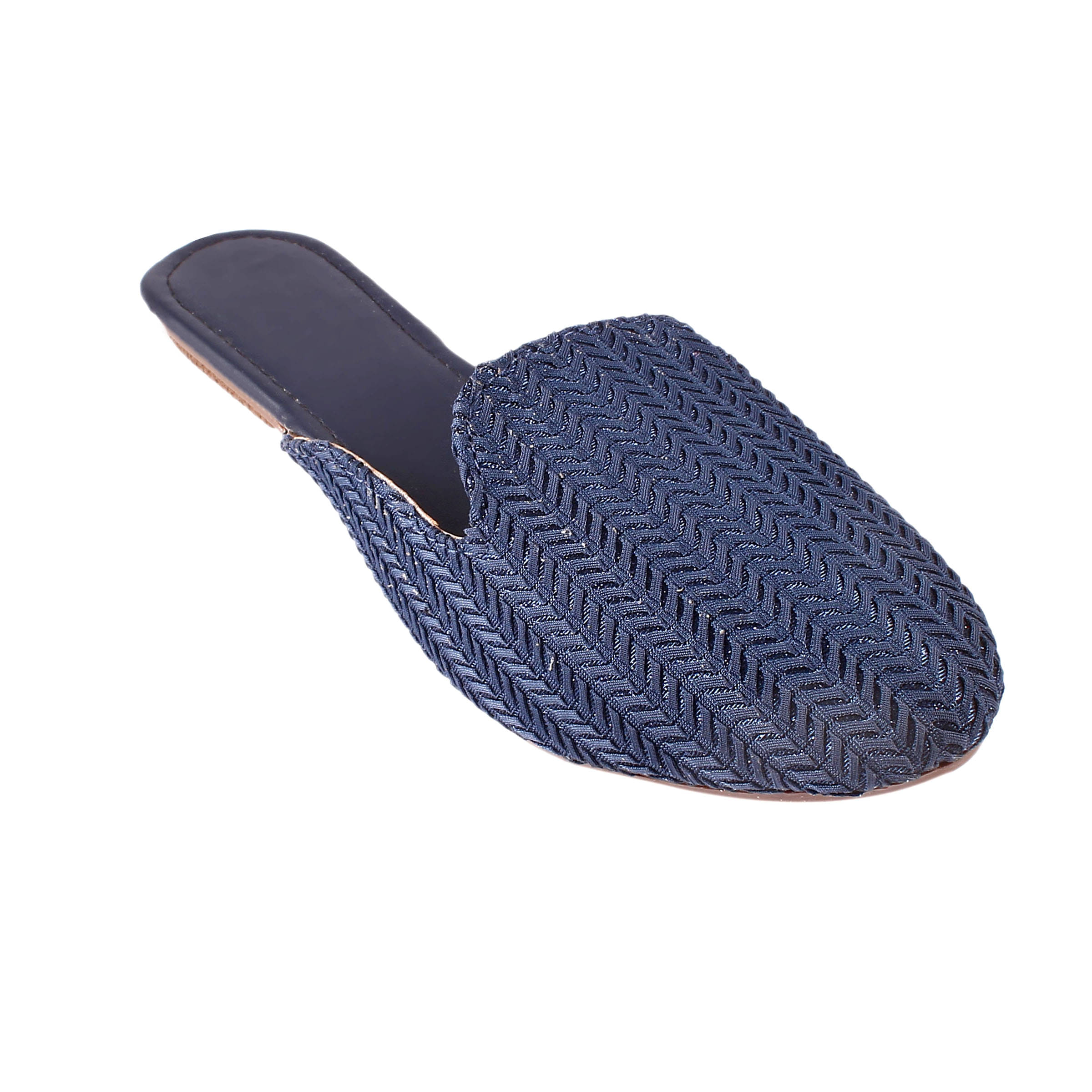     			Apratim Blue Ethnic Footwear