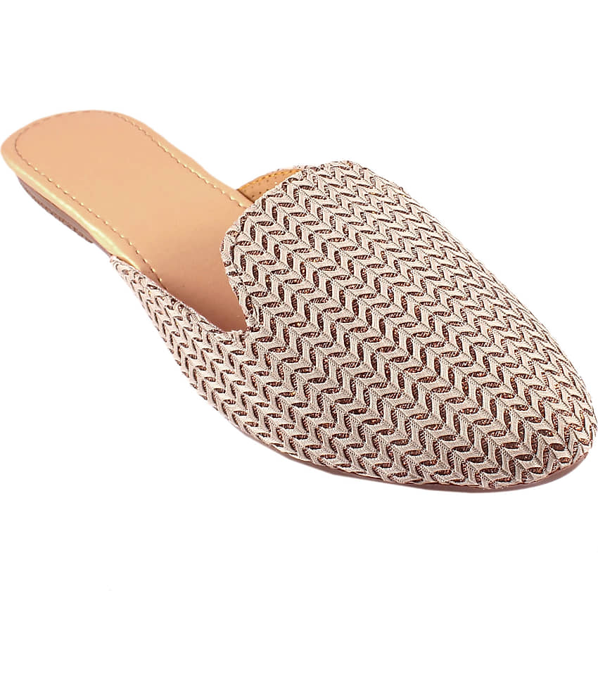 Apratim - Brown Women's Mules - Ethnic Shoes | Buy online on ZillyBuy