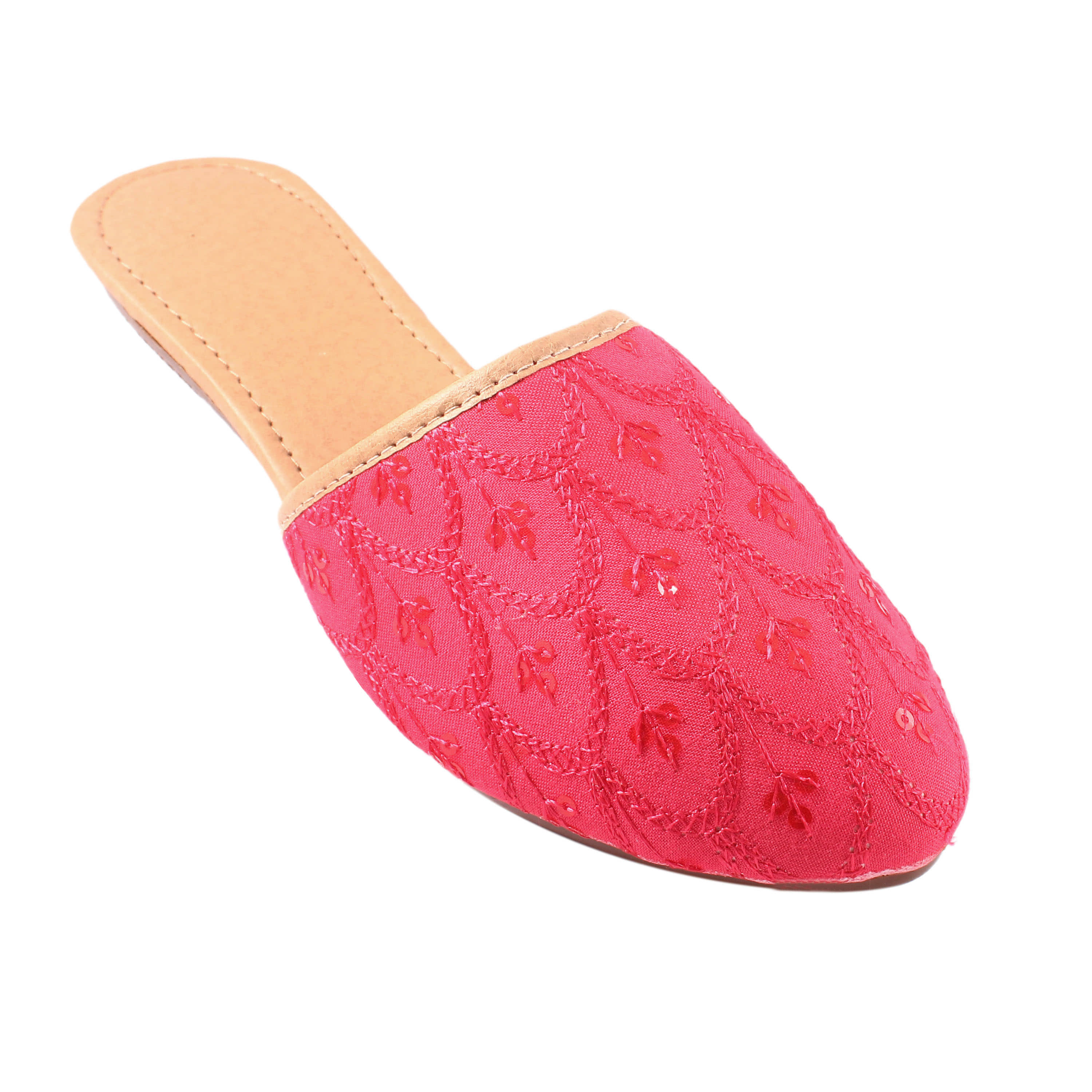 Apratim - Pink Women's Mules - Ethnic Shoes | Buy online on ZillyBuy