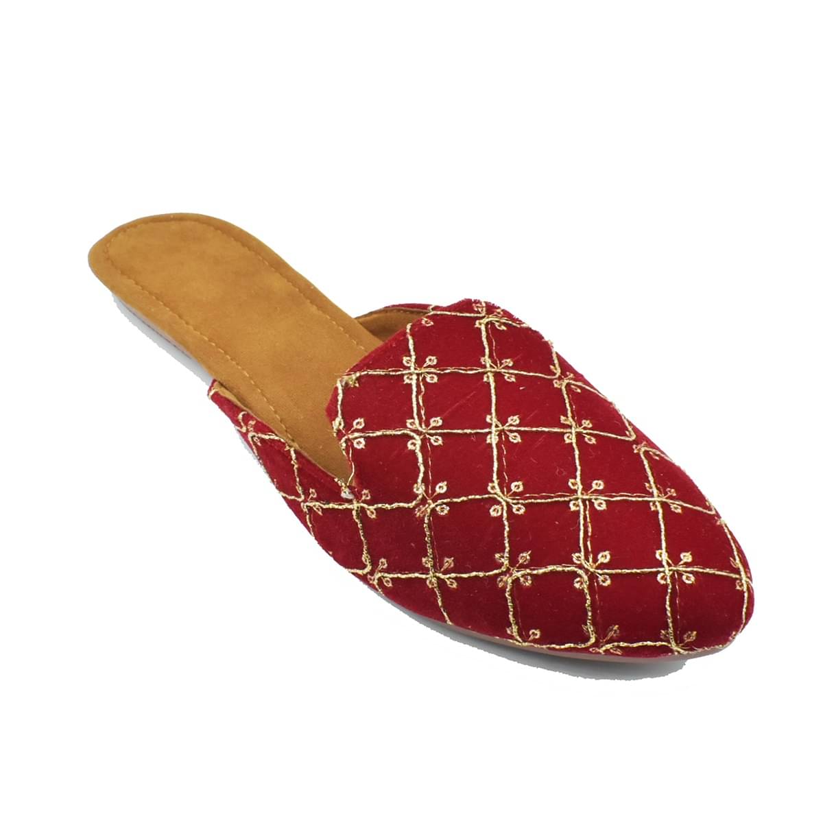     			Apratim - Red Women's Mules