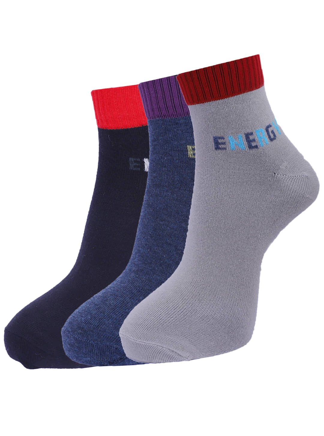 Dollar Cotton Ankle Length Socks Pack of 3 - Socks | Buy online on ZillyBuy