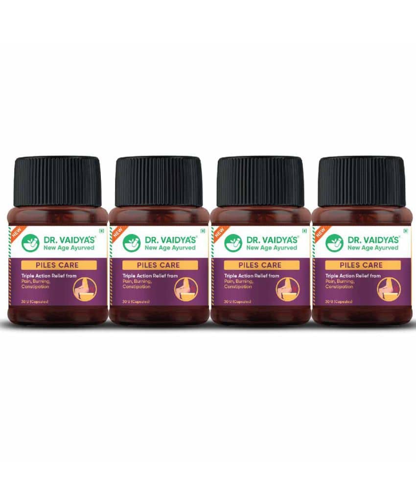 Dr. Vaidya'S Piles Care Capsules 30No.s (Pack of 4)