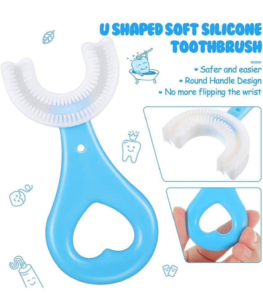GKBOSS U-Shaped 360 Degree Toothbrush For kids 2-6 Years
