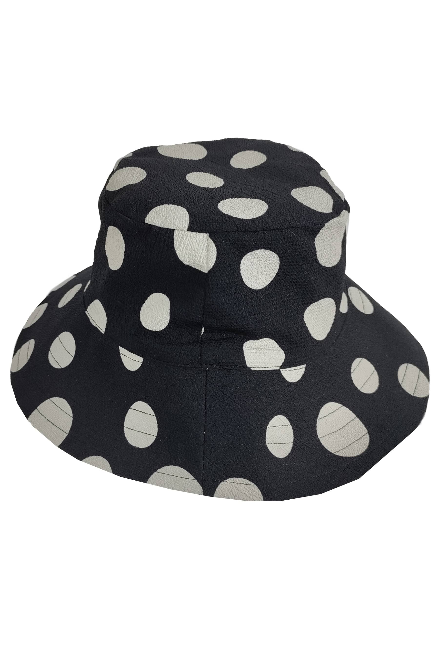     			NUEVOSDAMAS Women's Black Polyester Hats For Summer ( Pack of 1 )
