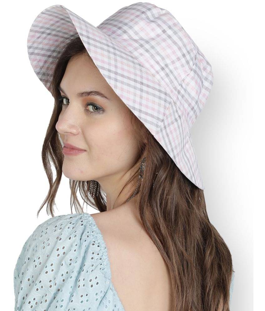     			NUEVOSDAMAS Women's Multi Color Polyester Hats For Summer ( Pack of 1 )