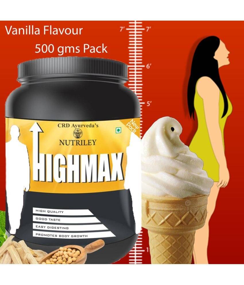 Nutriley Highmax Height & Weight Inceasing Protein 500 gm Nutriley Highmax Height & Weight Inceasing Protein 500 gm