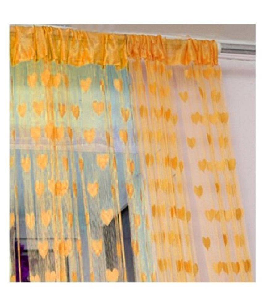Tanishka Fabs Set of 3 Door Heart String Curtain Tanishka Fabs Set of 3 Door Heart String Curtain