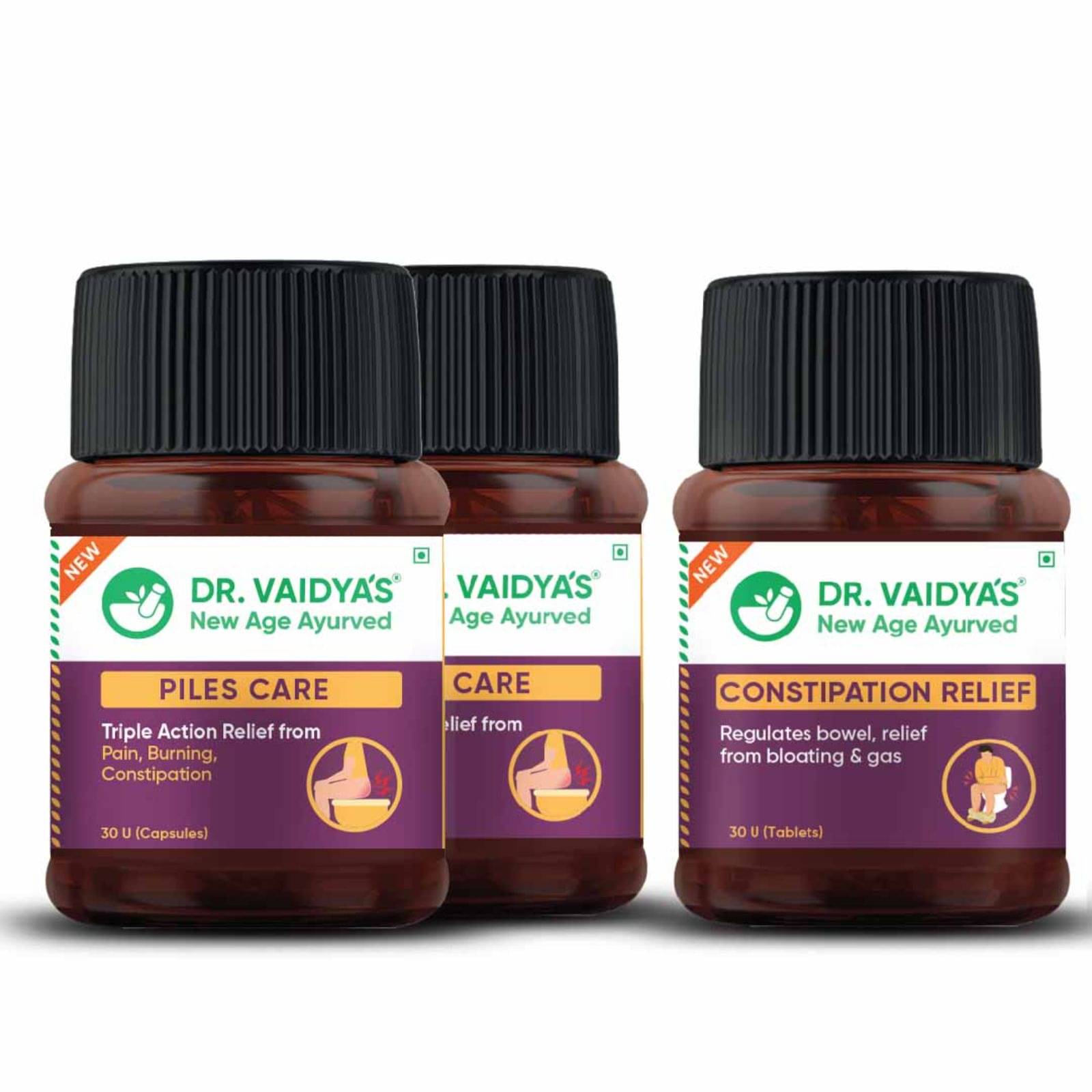 Dr. Vaidya'S Piles Relief Pack (Piles Care And Constipation Relief) Dr. Vaidya'S Piles Relief Pack (Piles Care And Constipation Relief)