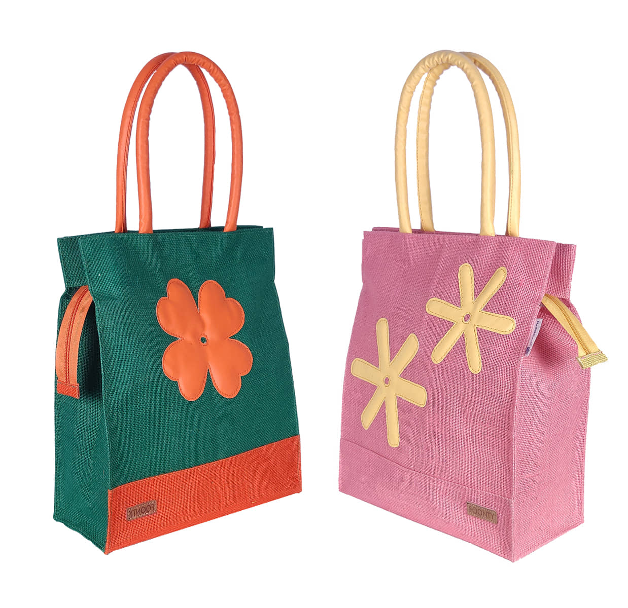 Foonty Jute Lunch Bag - Handbags | Buy online on ZillyBuy