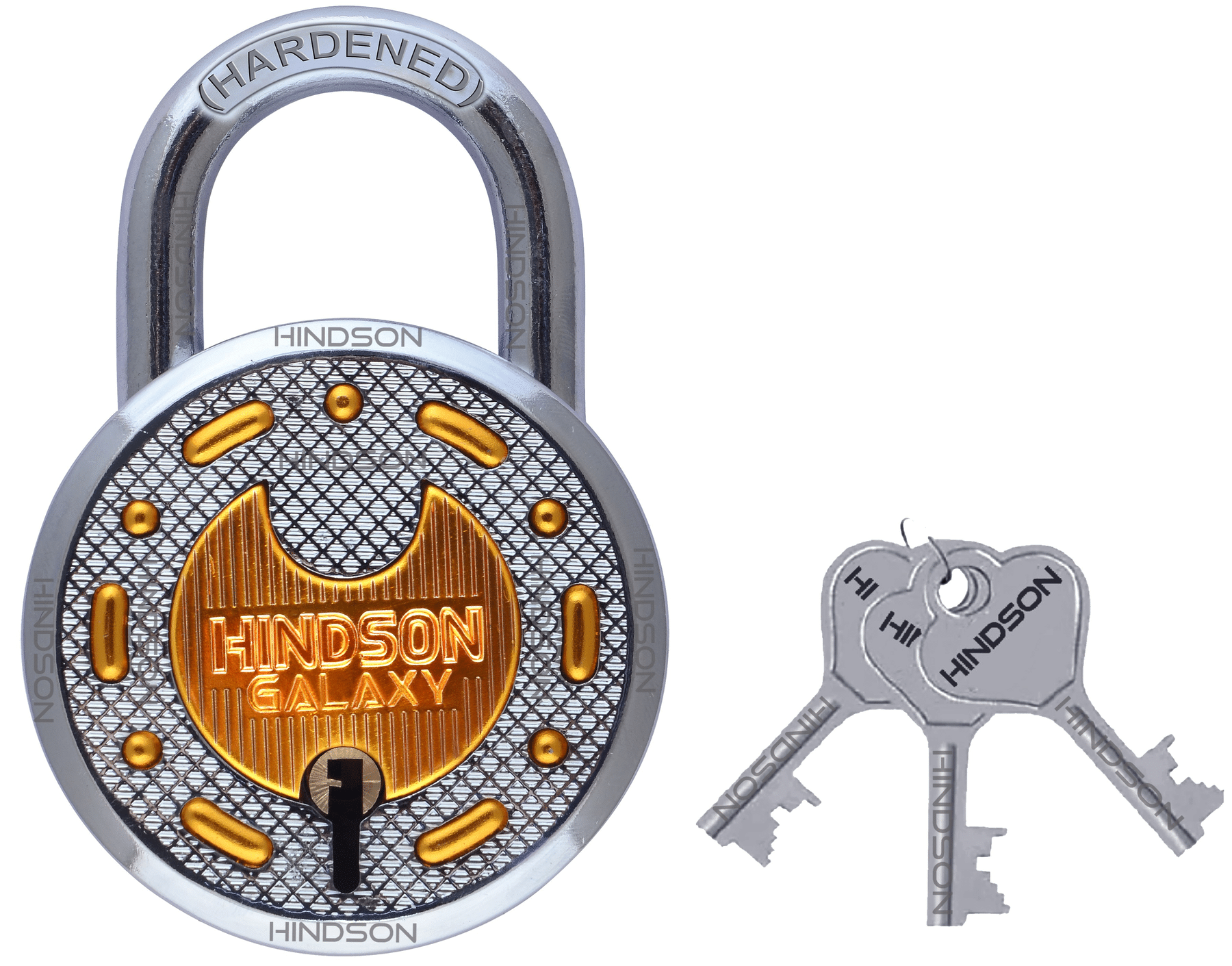 Hindson-Tools Hardware Brass Galaxy 65 Padlock/door lock with 3 Keys ,Steel Double Locking 8 Lever Silver Hindson-Tools Hardware Brass Galaxy 65 Padlock/door lock with 3 Keys ,Steel Double Locking 8 Lever Silver