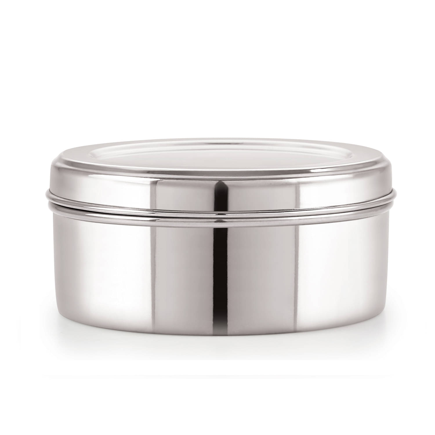     			Neelam Dabba Puri 11 (26G) Steel Food Container Set of 1 1225 mL
