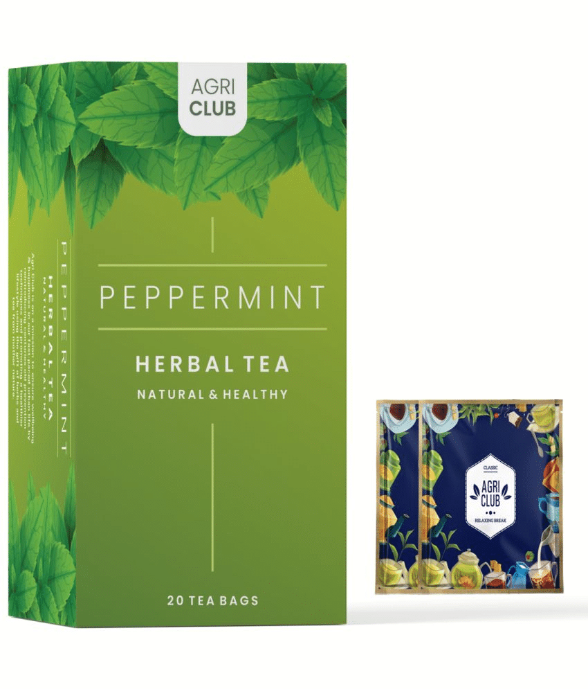 AGRI CLUB Black & Herbal Tea Bags Peppermint Infusion Tea 20 no.s AGRI CLUB Black & Herbal Tea Bags Peppermint Infusion Tea 20 no.s