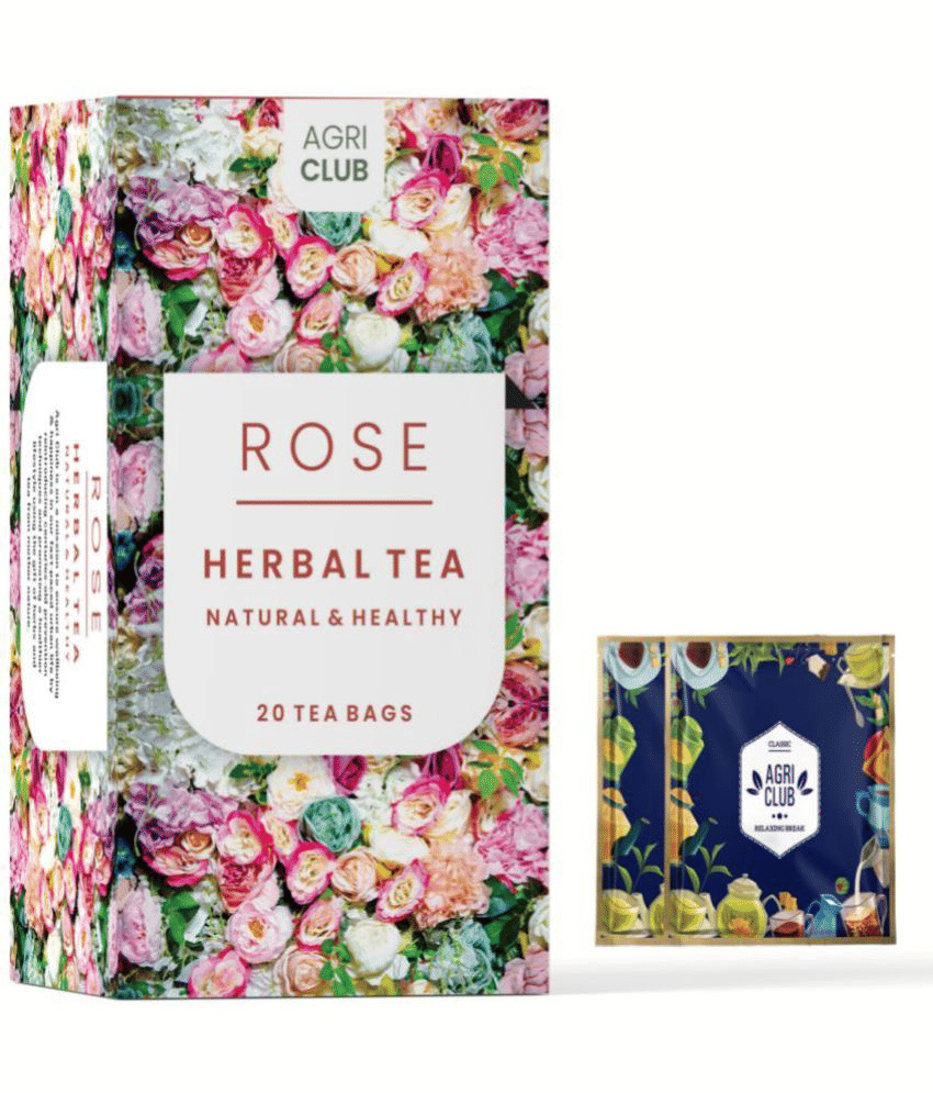 Agri Club Rose Herbal Tea 20 Tea Bags     			Agri Club Rose Herbal Tea 20 Tea Bags