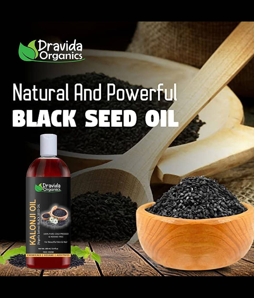 Dravida Organics Cold Pressed Kalonji oil 100 mL