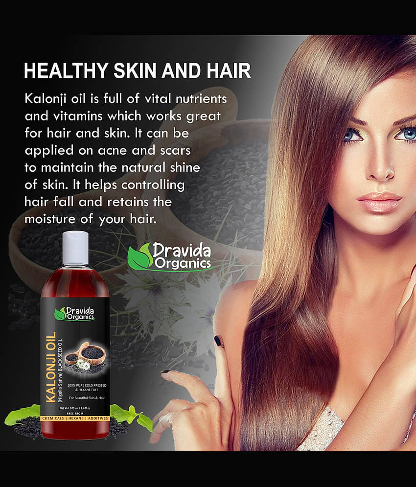 Dravida Organics Cold Pressed Kalonji oil 100 mL