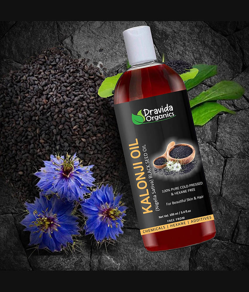 Dravida Organics Cold Pressed Kalonji oil 100 mL
