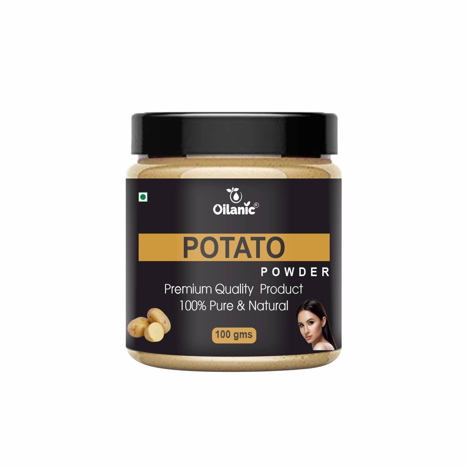 Oilanic Natural Potato Powder For Haircare Face Mask Masks 100 gm Oilanic Natural Potato Powder For Haircare Face Mask Masks 100 gm