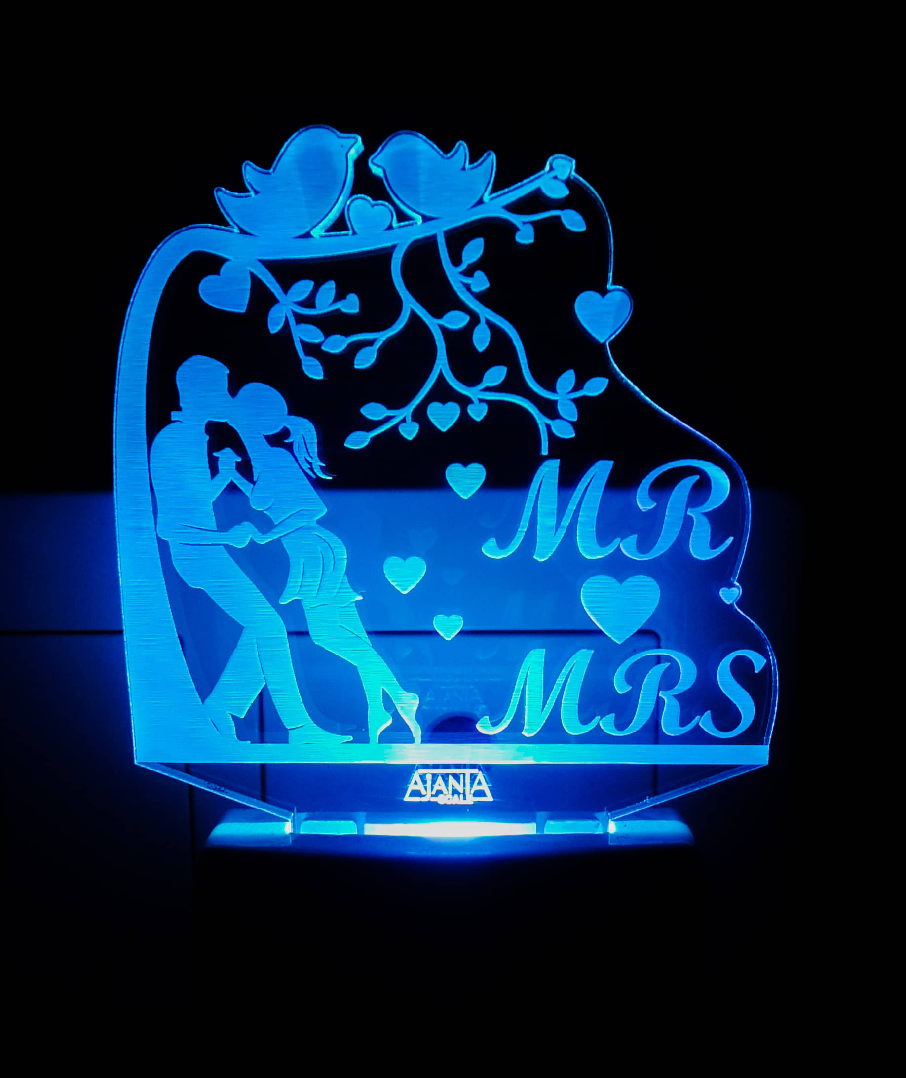     			SUPERAJANTA LOVE COUPLE FOR TREE 2083 Night Lamp Multi - Pack of 1