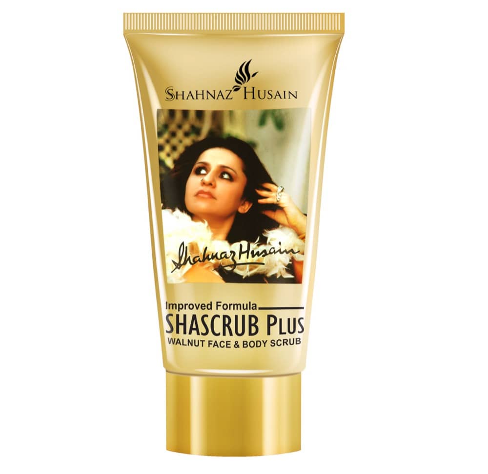 Shahnaz Husain Shascrub Plus - Walnut Face & Body Scrub 40 gm