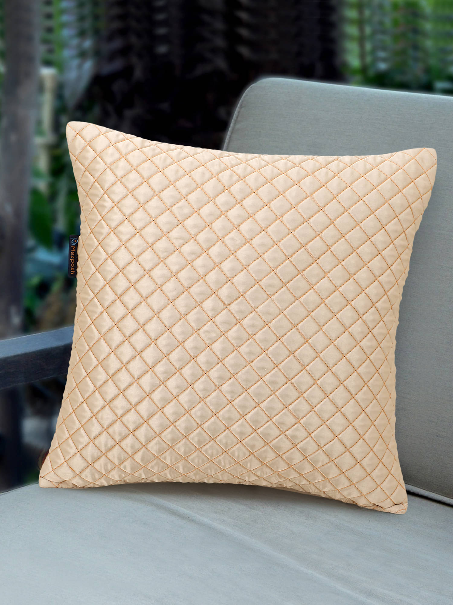     			mezposh Combos Satin Cushion Covers 40X40 cm (16X16)