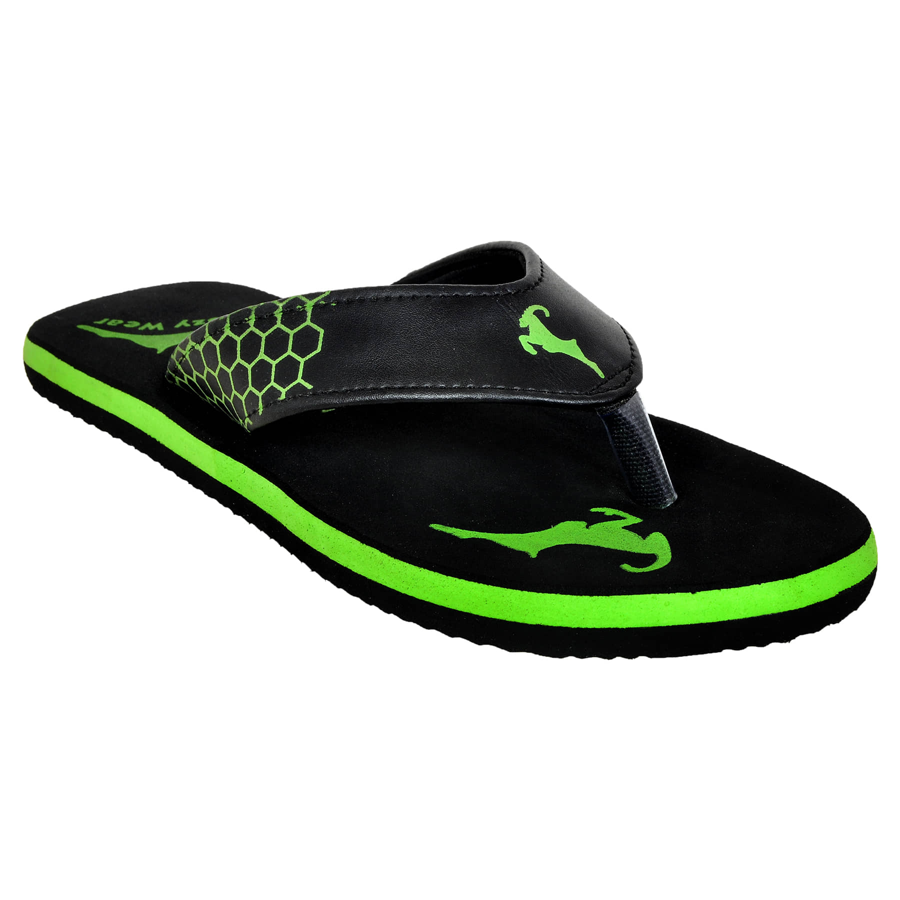Cozy Wear Green Thong Flip Flop