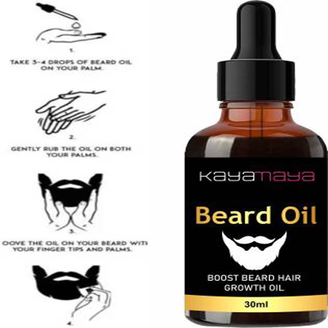 Kayamaya Beard Growth Oil for strong Beard&Hair 30 mL