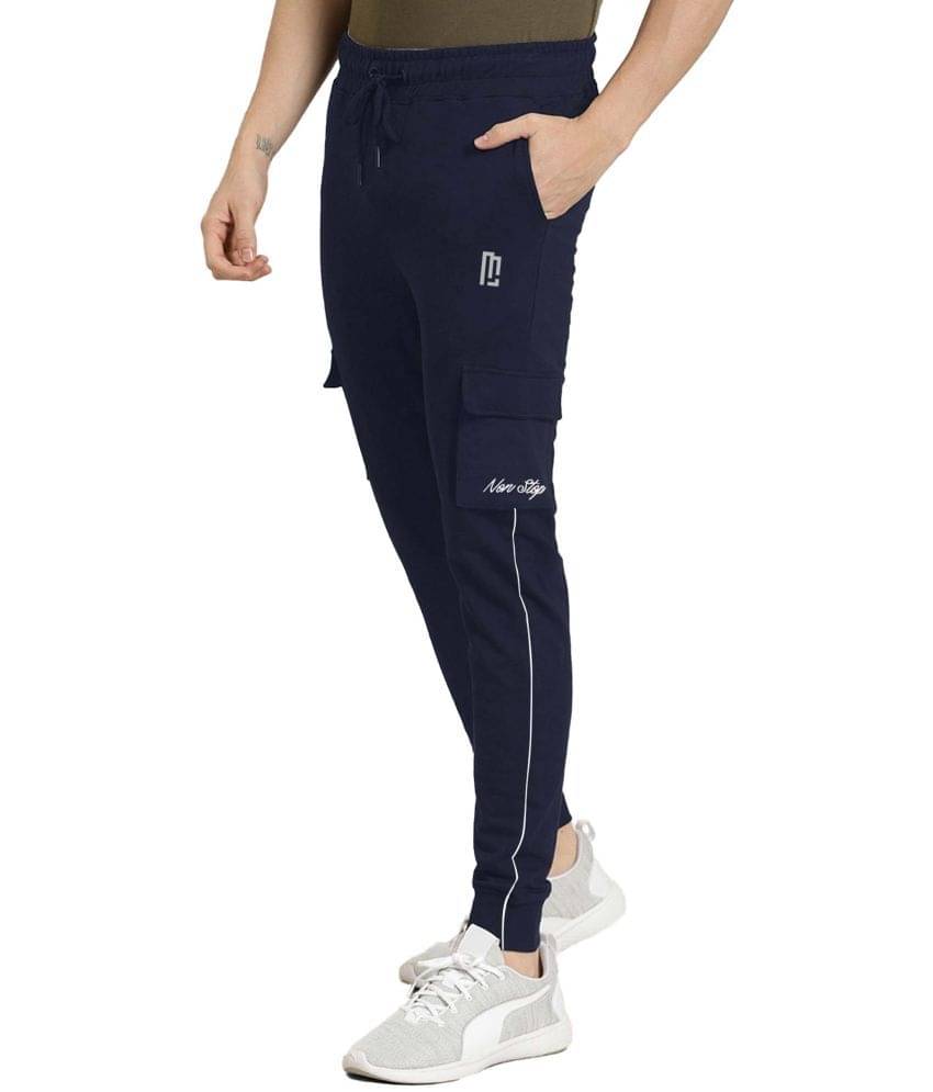 Maniac Polyester Printed Navy Blue Men's Trackpants Single Pack Maniac Polyester Printed Navy Blue Men's Trackpants Single Pack