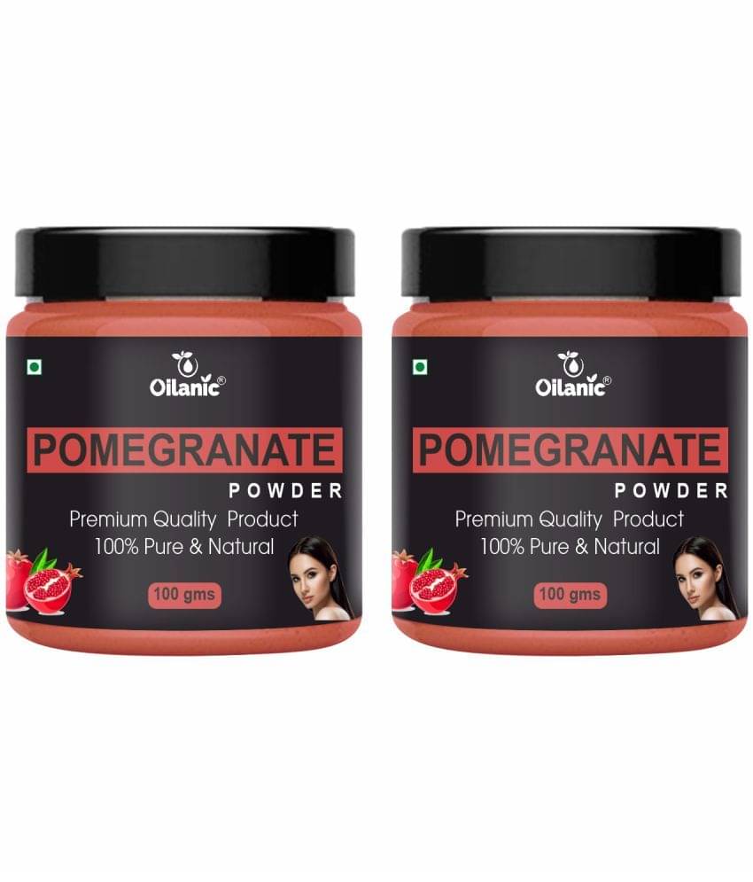 Oilanic Natural Pomegranate Powder For Haircare Face Pack Masks 200 gm Pack of 2 Oilanic Natural Pomegranate Powder For Haircare Face Pack Masks 200 gm Pack of 2