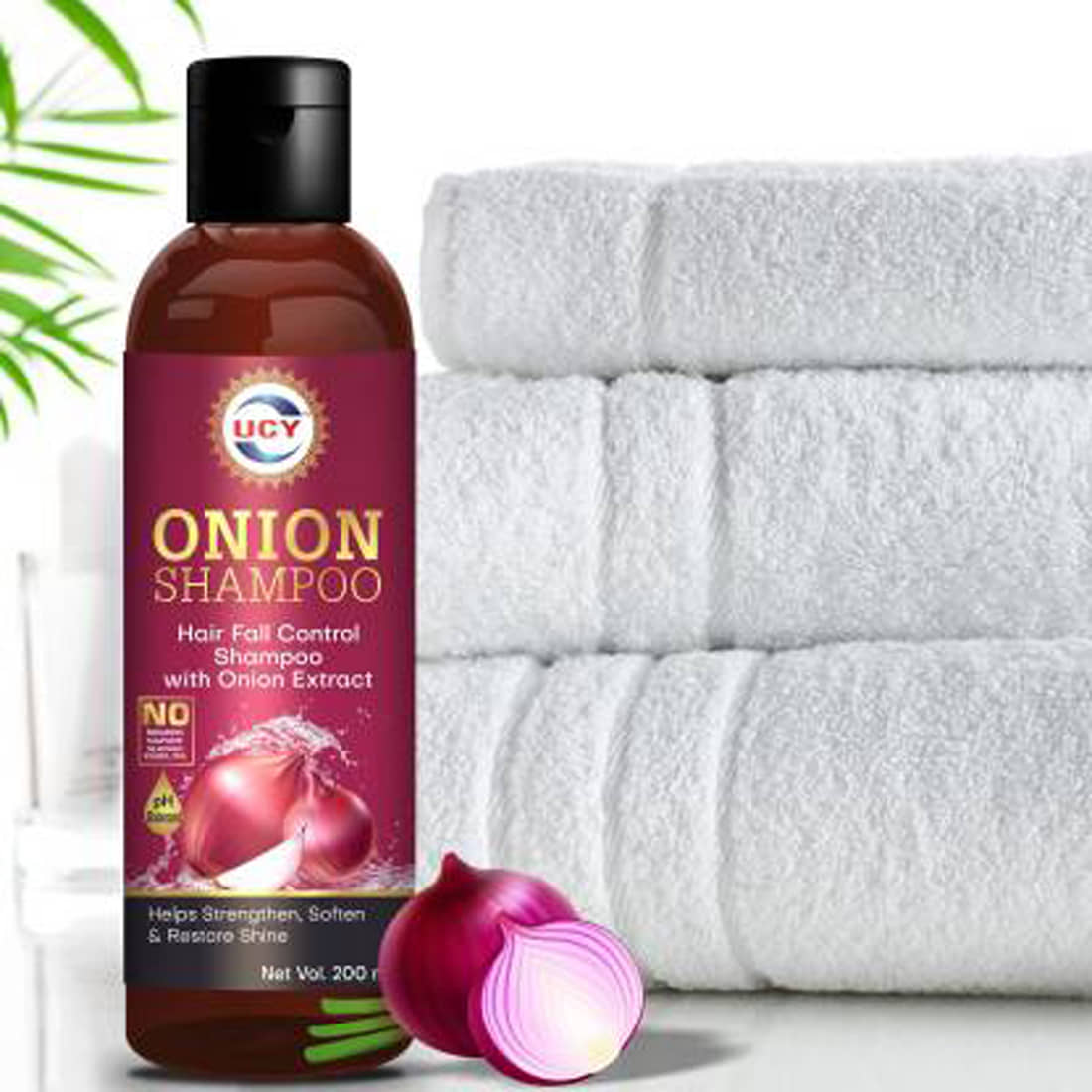 UCY Onion Shampoo for Hair Fall Control Shampoo Shampoo 200 mL