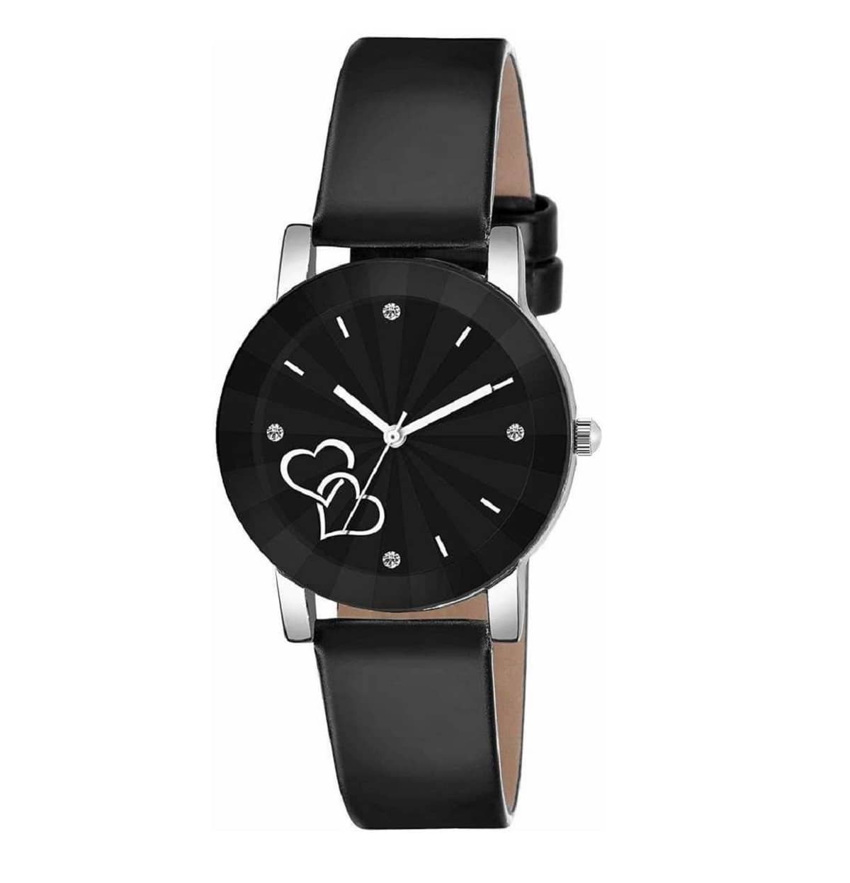 DECLASSE - Black Leather Analog Womens Watch