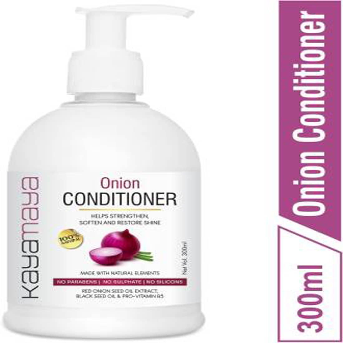 Kayamaya Paraben & Sulphate Free Red Onion Conditioner Leave In Conditioner 300 g